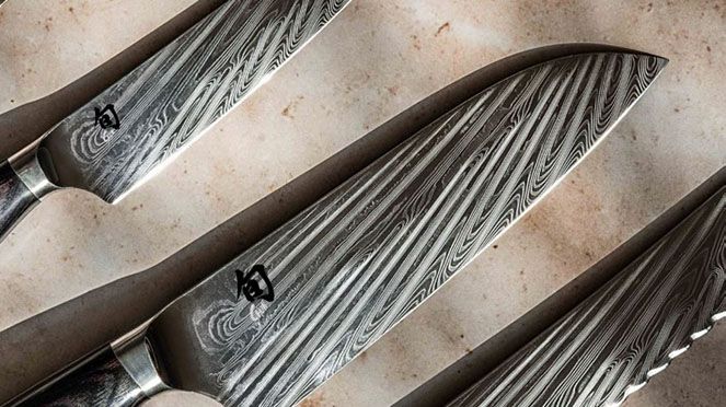 
                    Kai Shun Nagare Santoku with series