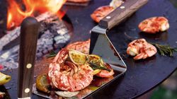 Edelstahl rostfrei, Plancha-Palette breit