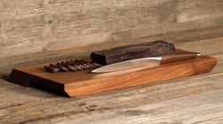 sknife, Salsizmesser mit Brett