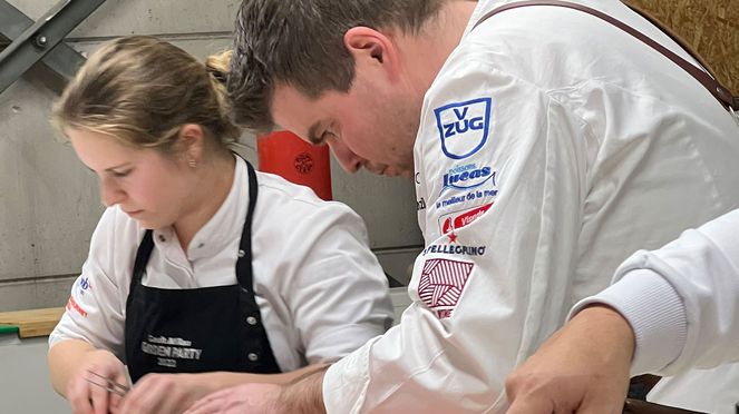 
                    Testlauf Bocuse d'Or 2023 Christoph Hunziker & Céline Meier