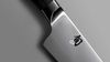 
                    Detail of the blade of the Shun Kagerou Santoku