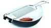 
                    A practical stand with anti-slip nubs ensure that the 2-way grater stays securely in place on bowls