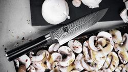 Bois de pakka, Shun couteau de cuisine