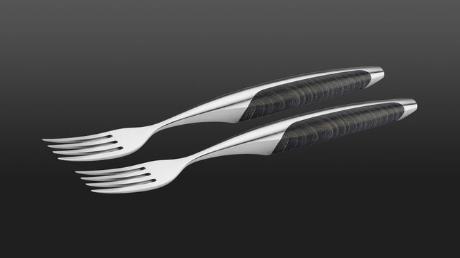 
                    swiss steak fork set with 2 forks