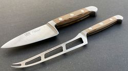 Eiche-/Walnussholz, Güde Käsemesserset