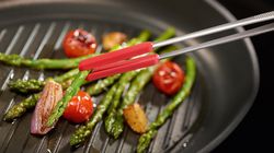 Edelstahl rostfrei, Grillpinzette mit Schutz