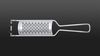 
                    The triangle 2-way grater made of stainless steel is extremely sharp thanks to a special photo-etching process