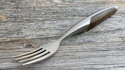 Сервировка стола, Schweizer Steakgabel Walnuss