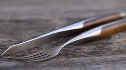 Schweizer Messer, Schweizer Steakbesteck Walnuss