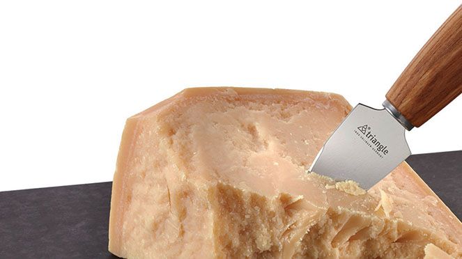 
                    Manche du couteau à parmesan Caminada en bois de prunier allemand certifié FSC