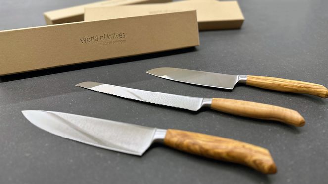 
                    Wok Santoku: in Solingen geschmiedet mit guten Preis-/Leistungsverhältnis